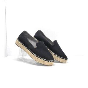 JOIE cara espadrilles canvas black Sz 7